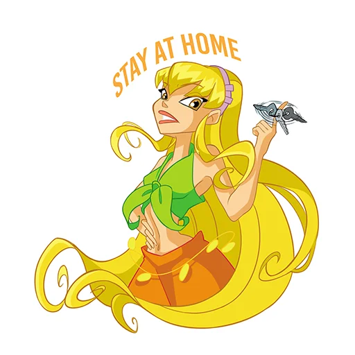 Стикерпак Winx vs Covid для Telegram — скачать