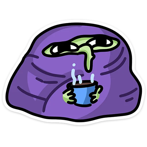 ☕ Стикер «Ведьма» для Telegram