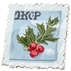 🥳 Эмодзи «Зелёные новогодние буквы и иконки» для Telegram