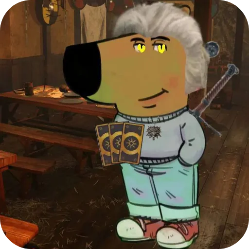 🙂 Стикер «Witcher DSSP» для Telegram