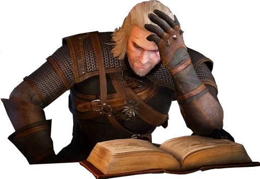 📚 Стикер «Witcher DSSP» для Telegram