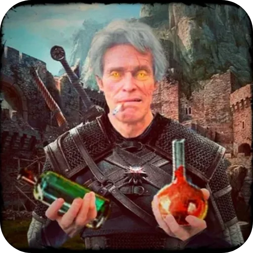 😏 Стикер «Witcher DSSP» для Telegram