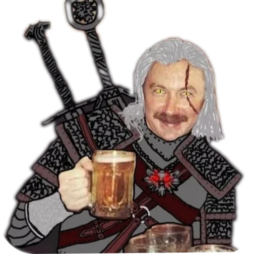 🥳 Стикер «Witcher DSSP» для Telegram