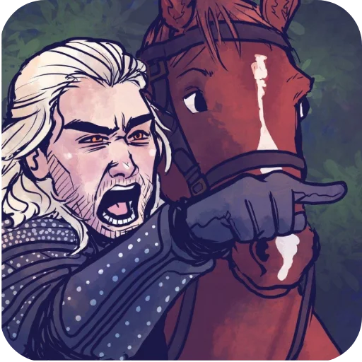 😡 Стикер «Witcher DSSP» для Telegram
