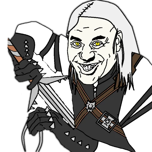 😈 Стикер «Witcher DSSP» для Telegram
