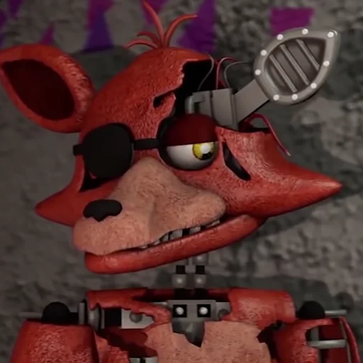 🦊 Стикер «Unwithered/Withered Foxy» для Telegram