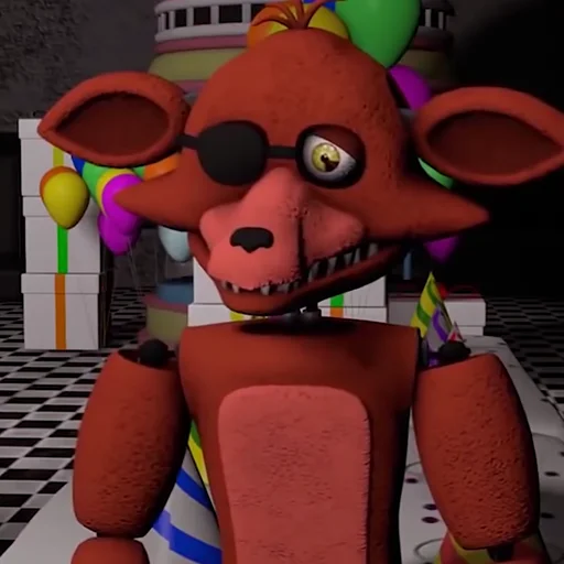🦊 Стикер «Unwithered/Withered Foxy» для Telegram