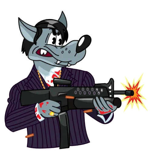 Стикерпак wolf stick для Telegram — скачать