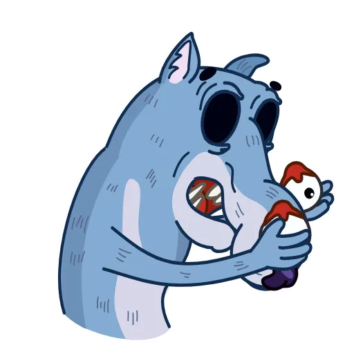 😱 Стикер «Wolf Comrade» для Telegram