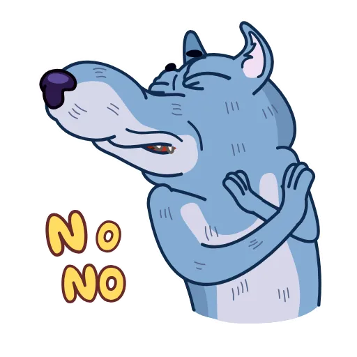 🙅‍♂️ Стикер «Wolf Comrade» для Telegram