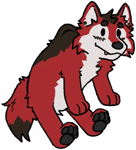 🐺 Стикер «Wolf Ezo» для Telegram