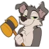 🔨 Эмодзи «Wolfhounds» для Telegram