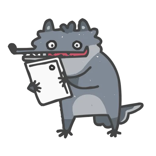 🤪 Эмодзи «Набор эмоджи с мемным Волчарой из ВК в качестве» для Telegram