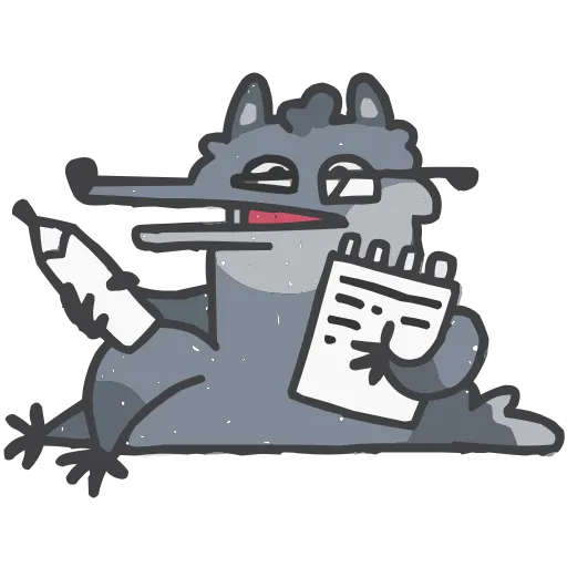 🤓 Эмодзи «Набор эмоджи с мемным Волчарой из ВК в качестве» для Telegram
