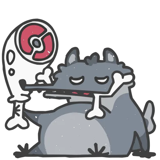 🍖 Эмодзи «Набор эмоджи с мемным Волчарой из ВК в качестве» для Telegram