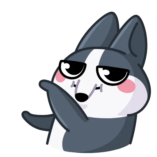 🤩 Эмодзи «🤩 Вольф» для Telegram