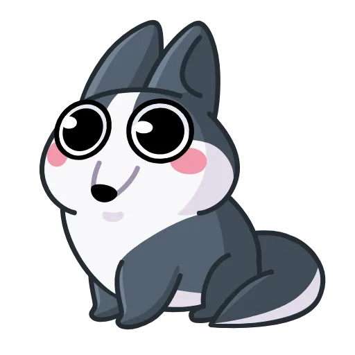 Эмодзи 🤩 Вольф для Telegram — скачать