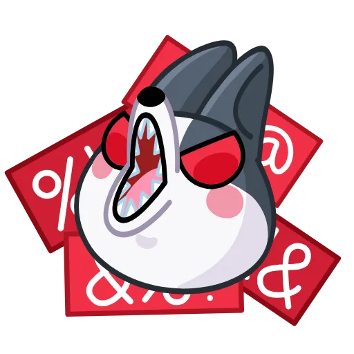 🤩 Эмодзи «🤩 Вольф» для Telegram