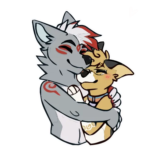 Стикерпак Wolfy Animated для Telegram — скачать