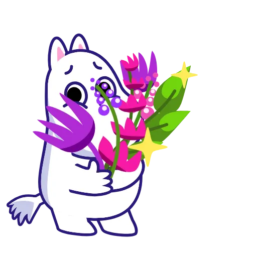 💐 Стикер «8 Марта» для Telegram