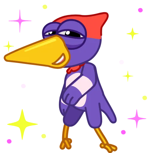 🕺 Стикер «Woodpecker» для Telegram
