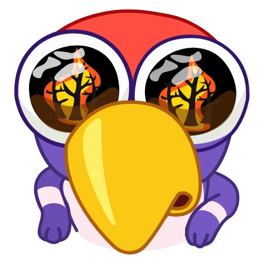 😭 Стикер «Woodpecker» для Telegram