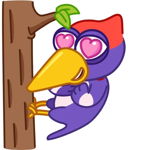 😍 Стикер «Woodpecker» для Telegram