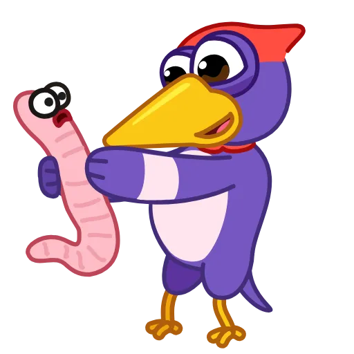 🤗 Стикер «Woodpecker» для Telegram