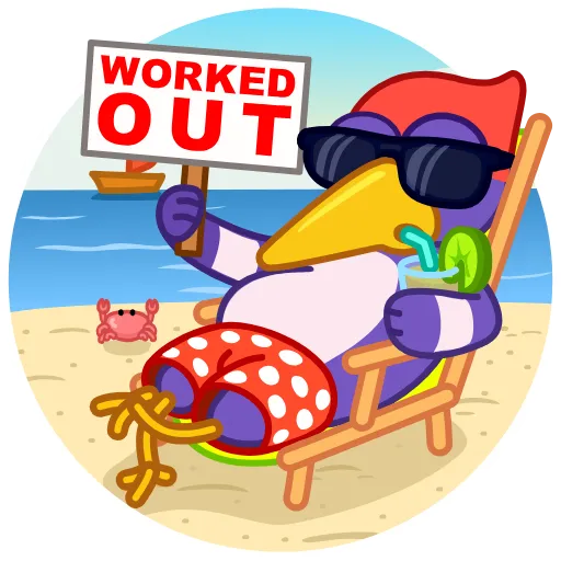 😎 Стикер «Woodpecker» для Telegram