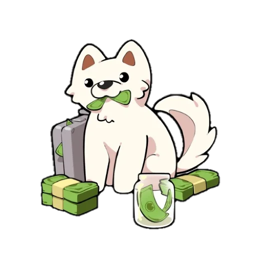 🤑 Стикер «Woofle Doggo» для Telegram