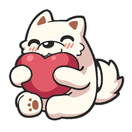 ❤️ Стикер «Woofle Doggo» для Telegram