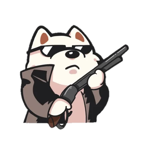 🏴‍☠️ Стикер «Woofle Doggo» для Telegram