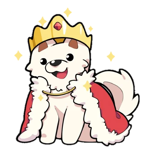 🫅 Стикер «Woofle Doggo» для Telegram