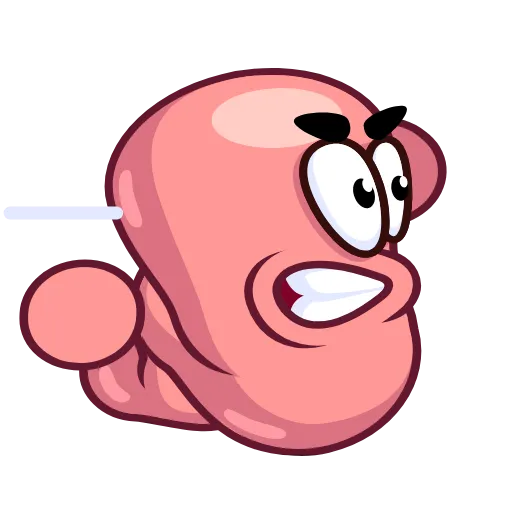 🏃‍♂️ Эмодзи «Worm Emoji» для Telegram