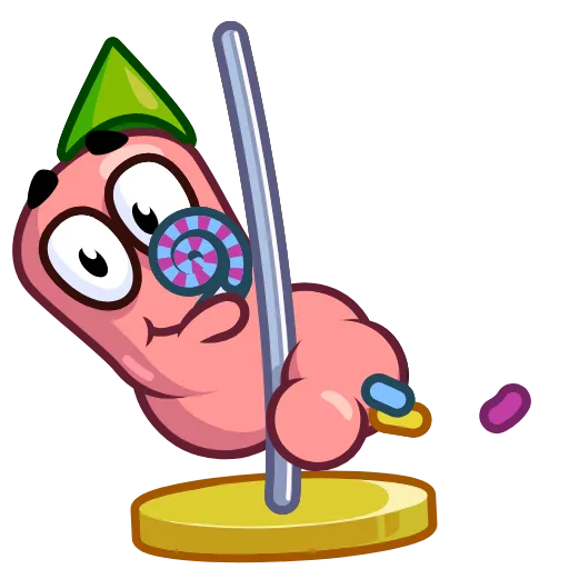 🥳 Эмодзи «Worm Emoji» для Telegram