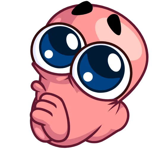🙄 Эмодзи «Worm Emoji» для Telegram