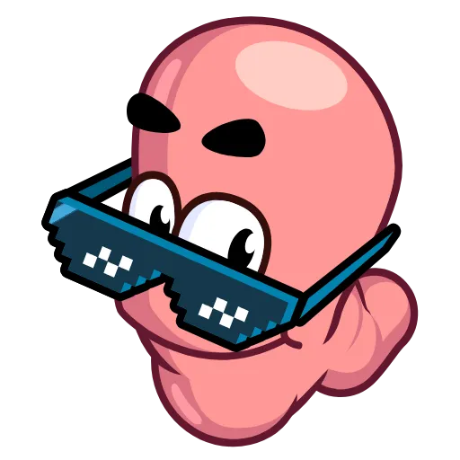 😎 Стикер «Worm» для Telegram