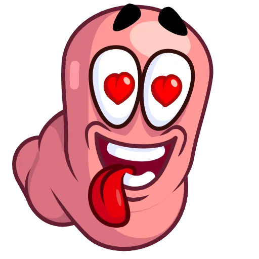 😍 Стикер «Worm» для Telegram