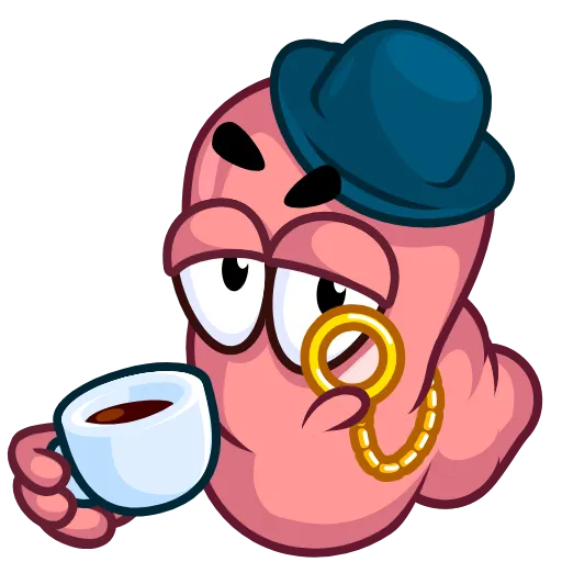 🧐 Стикер «Worm» для Telegram