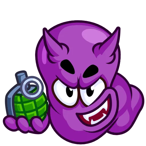 😈 Стикер «Worm» для Telegram