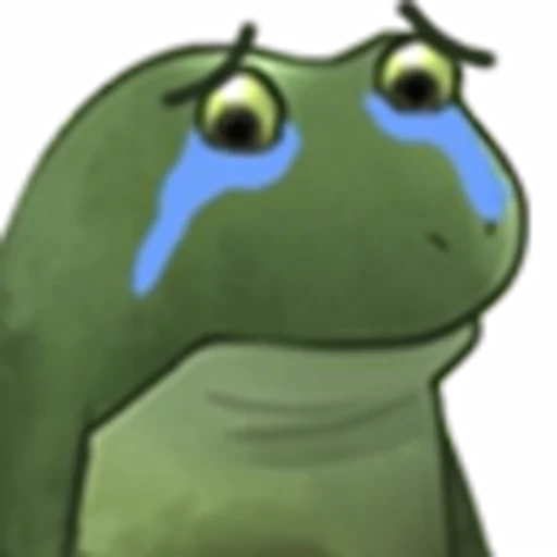😭 Эмодзи «Worry Frog Emoji» для Telegram