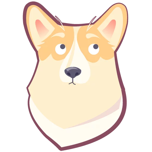 🐶 Стикер «КОРГИ Пёс» для Telegram