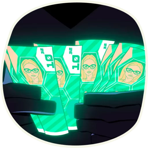 🤑 Стикер «ju-ju» для Telegram