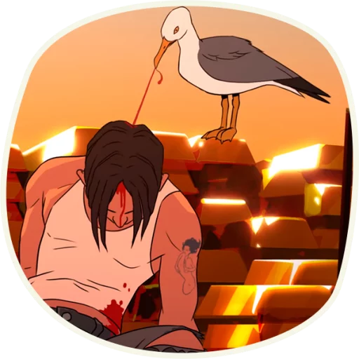 😨 Стикер «ju-ju» для Telegram