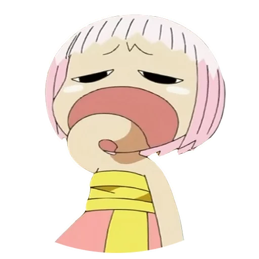 🤢 Стикер «? WTF anime» для Telegram