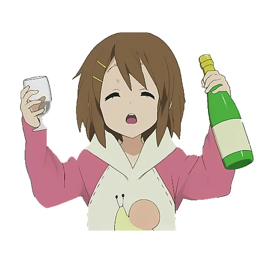 🍸 Стикер «? WTF anime» для Telegram