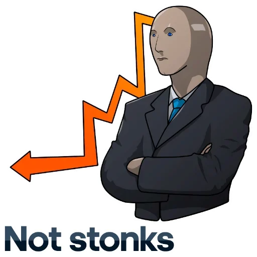 📉 Стикер «wtf !? &» для Telegram