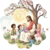 🙏 Эмодзи «🙏 Набор эмоджи с «Jesus Иисус»» для Telegram
