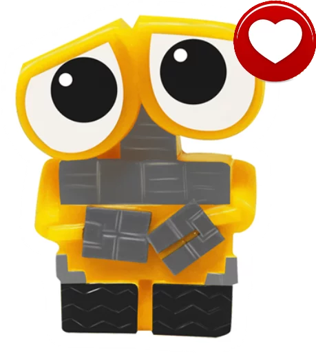 ❤️ Стикер «wall-e» для Telegram
