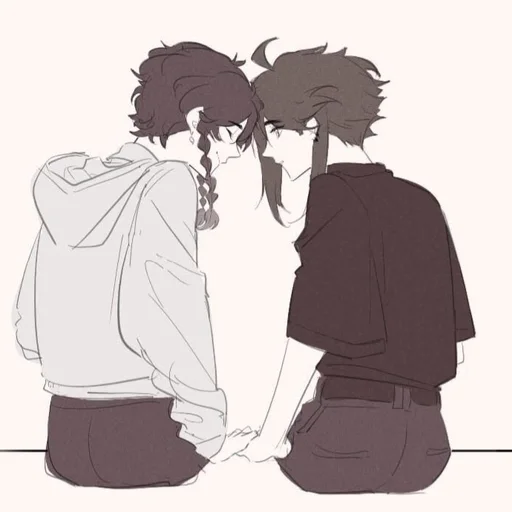 🍃 Стикер «Xiao and Venti» для Telegram